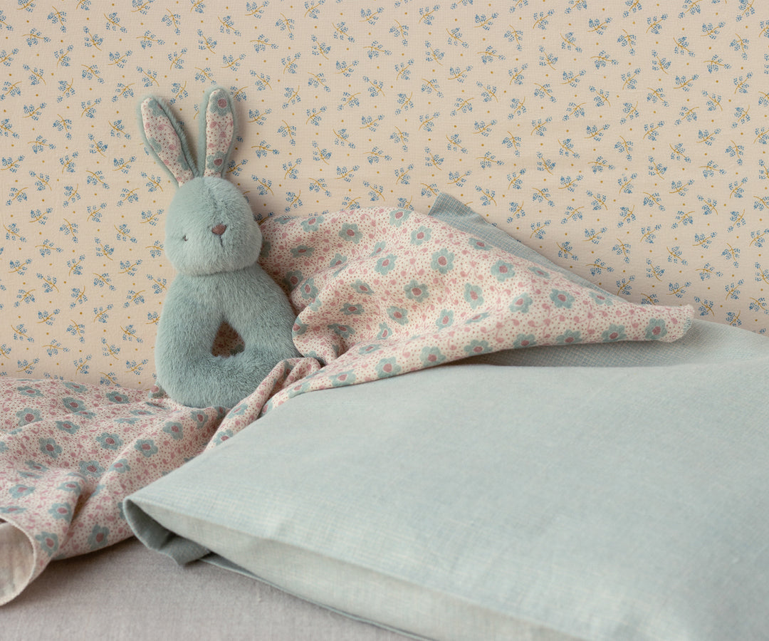 Maileg Rabbit Rattle Set - Mint image 1