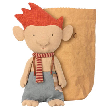 Maileg Troll with Red Scarf image 0