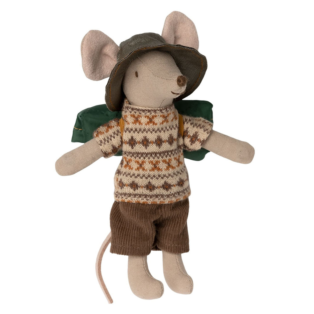 Maileg Hiker Mouse, Big Brother image 0