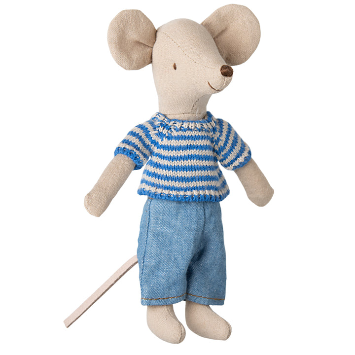 Maileg Knitted Sweater &amp; Pants, Big Brother Mouse image 2