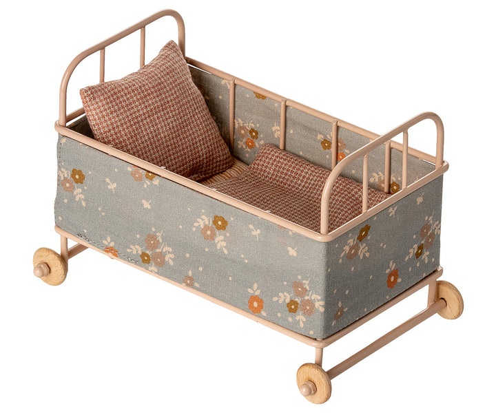 Maileg Cot bed, Micro - Powder image 0