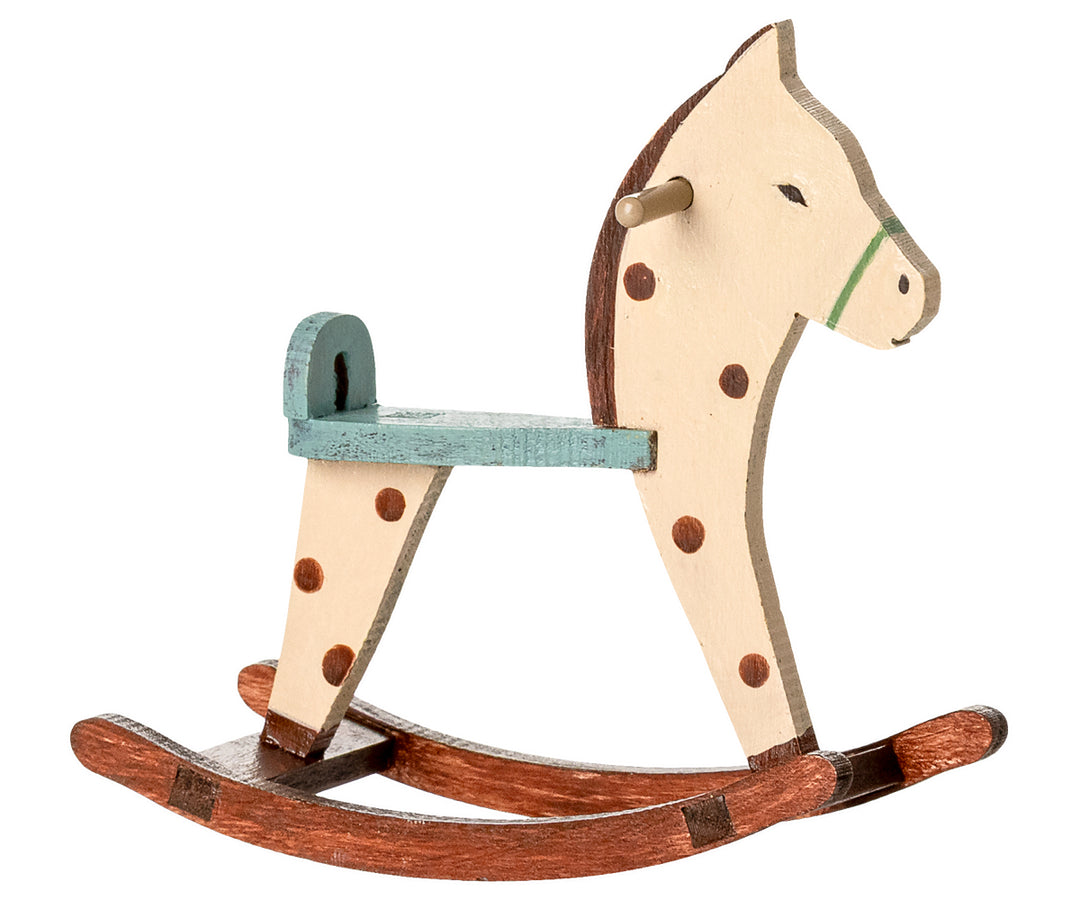 Maileg Rocking Horse, Mouse - Spotted image 0