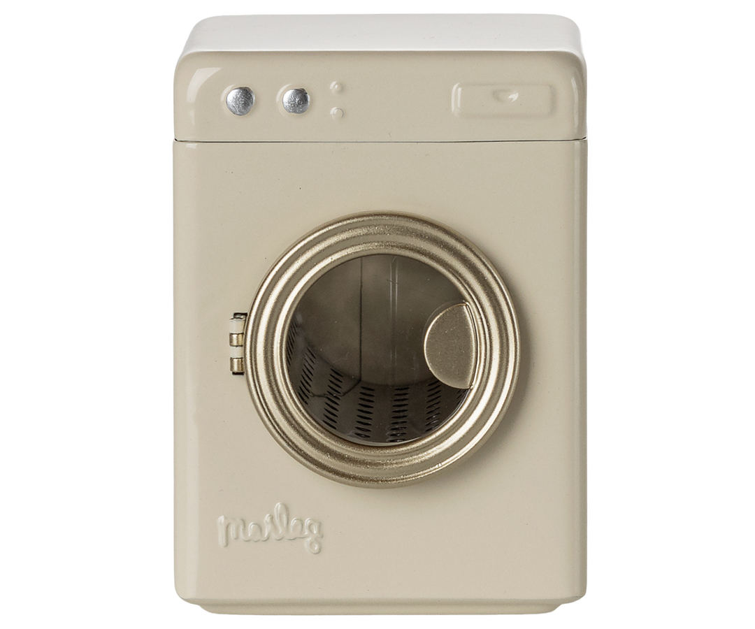Maileg Washing machine, Mouse - Off white