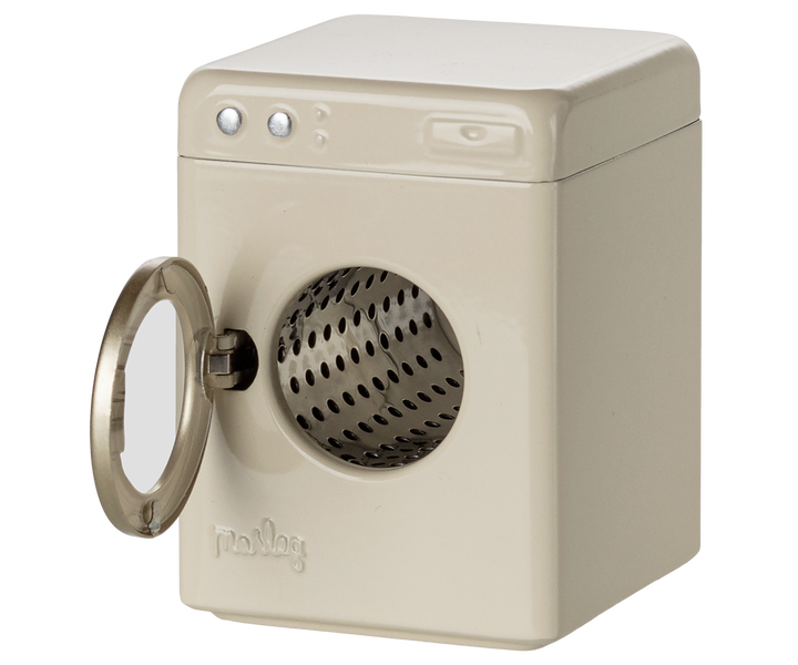 Maileg Washing machine, Mouse - Off white