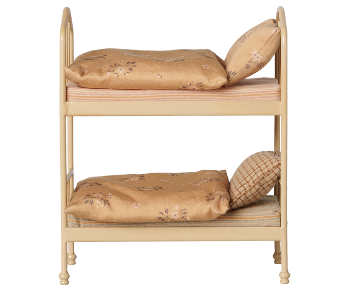 Maileg Bunk bed, Mouse - Wheat