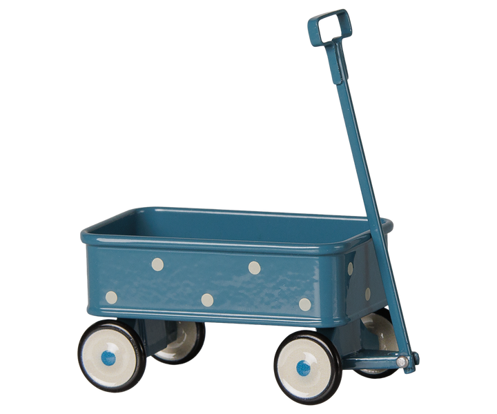 Maileg Wagon, Mouse - Blue
