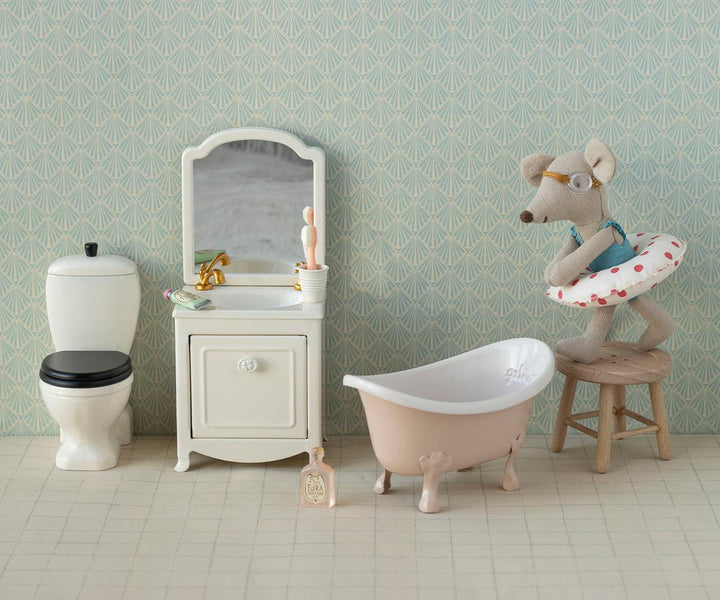 Maileg Bathtub, Mouse - Rose