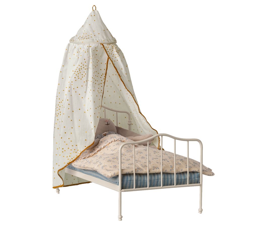 Maileg Bed canopy, Miniature - Off white