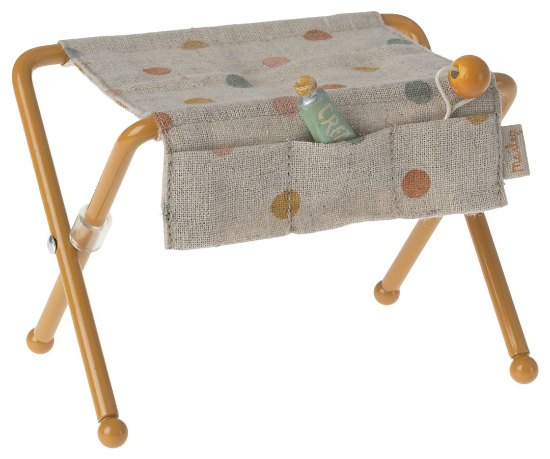 Maileg Nursery Table, Baby Mouse - Ocher image 0