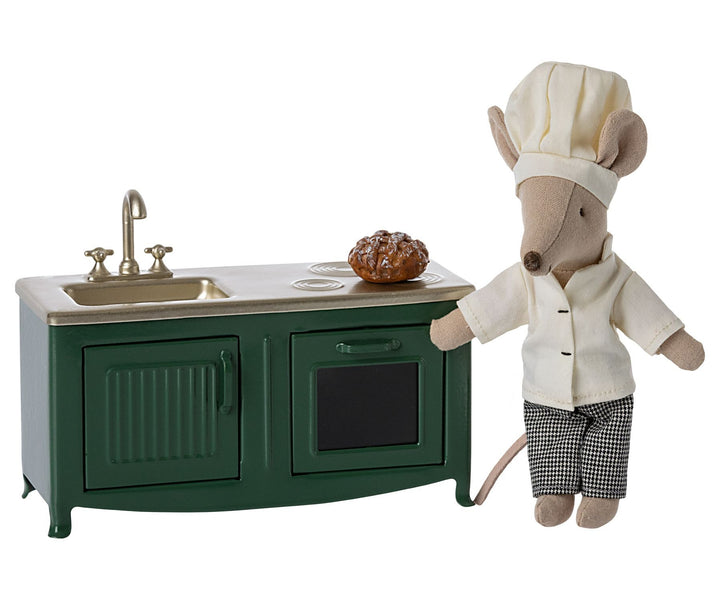 Maileg Kitchen, Mouse - Dark Green image 1