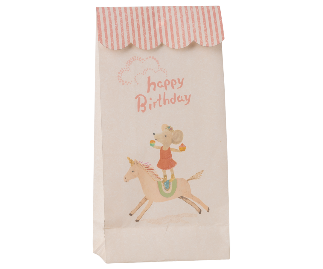 Maileg Goodie bag - Happy birthday - Unicorn (12 pcs)