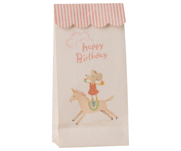 Maileg Goodie bag - Happy birthday - Unicorn (12 pcs)