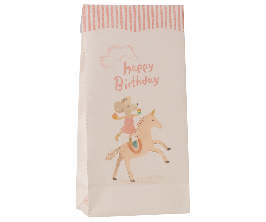 Maileg Goodie bag - Happy birthday - Unicorn (12 pcs)