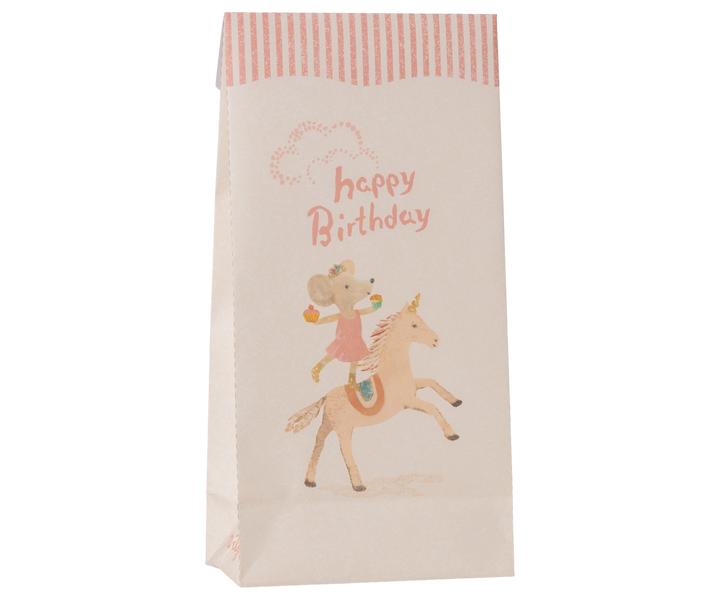 Maileg Goodie bag - Happy birthday - Unicorn (12 pcs)