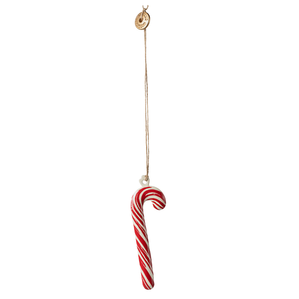 Maileg Metal Ornament, Sugar Cane - Stripe image 0