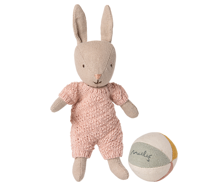 Maileg Rabbit set, Micro - Sand - Rose