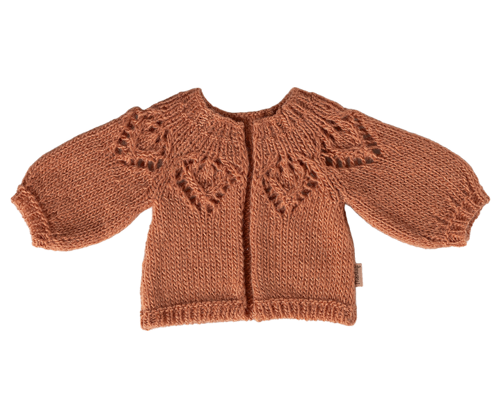 Maileg Knitted cardigan, Size 3 - Vintage Rose
