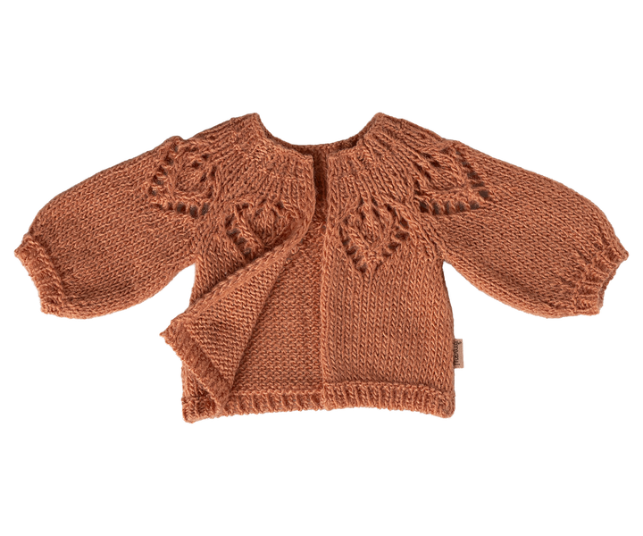 Maileg Knitted cardigan, Size 3 - Vintage Rose