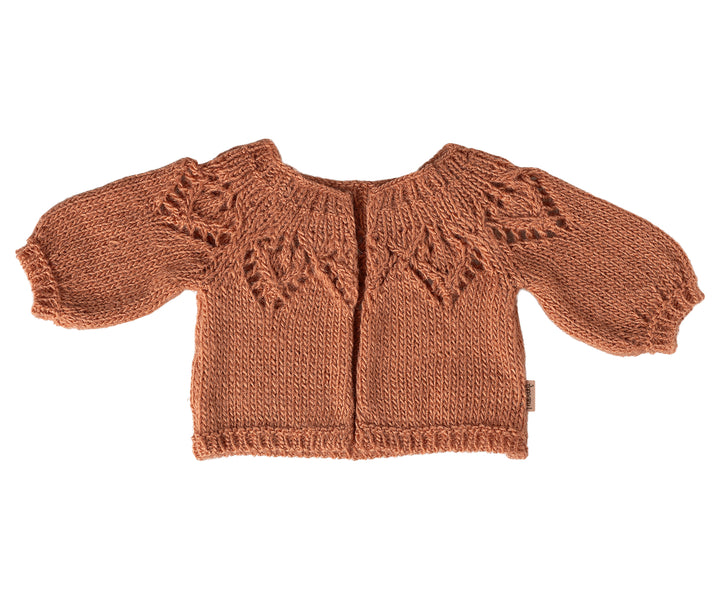 Maileg Knitted Cardigan, Size 4 - Vintage rose