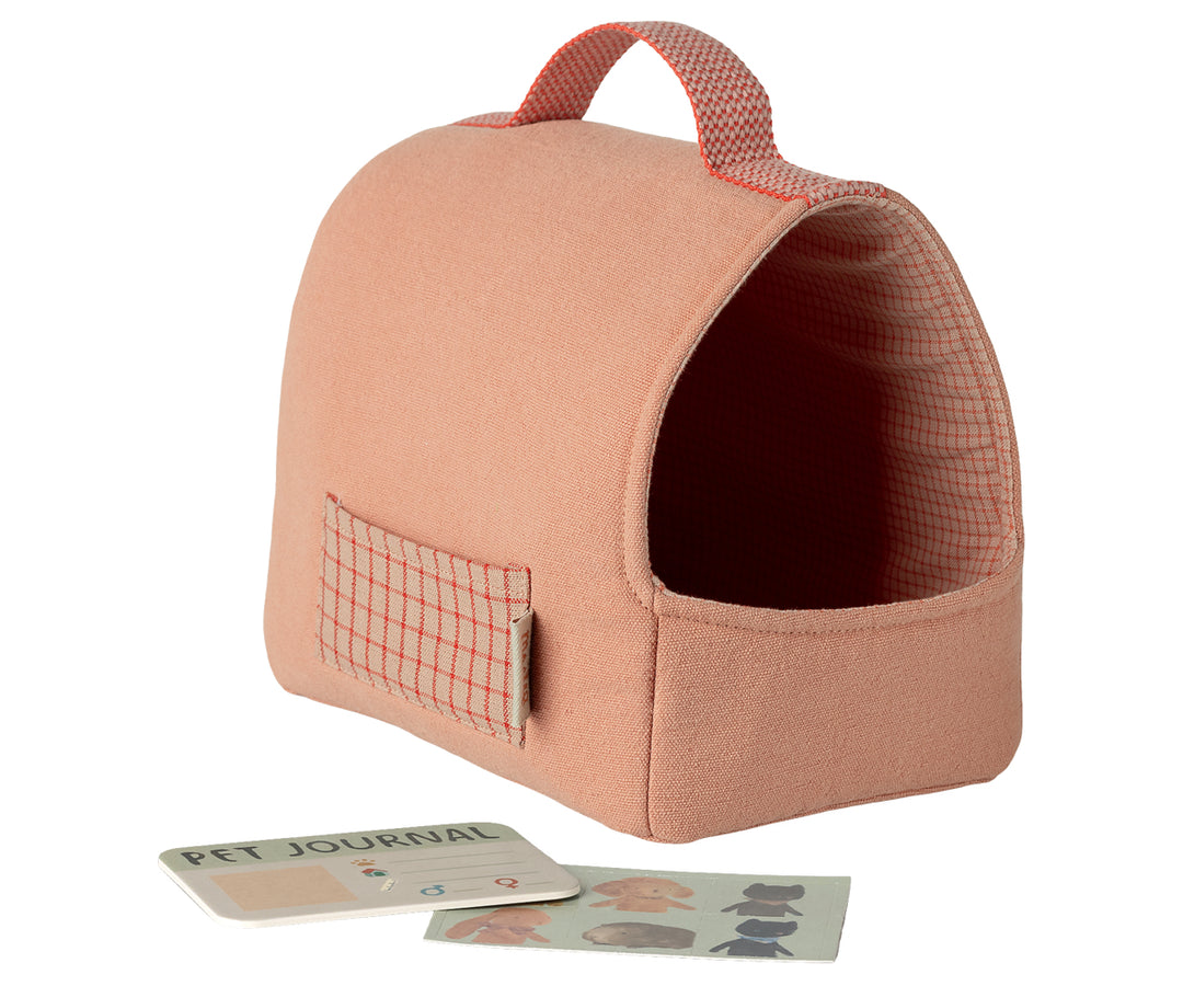 Maileg Pet carrier - Coral