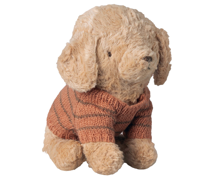 Maileg Puppy supply, Small, Knitted sweater - Coral