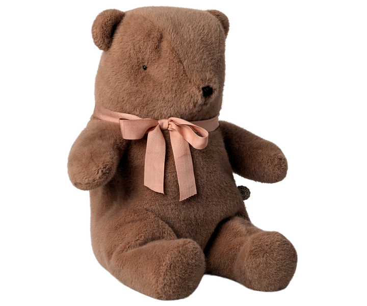 Maileg Teddy bear plush, Medium - Soft brown