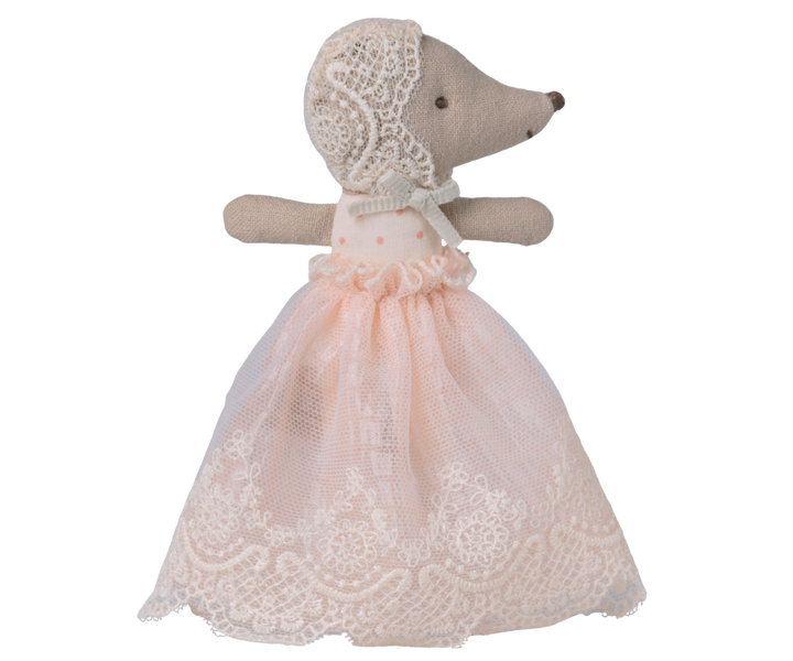 Baby mouse in gown - Powder