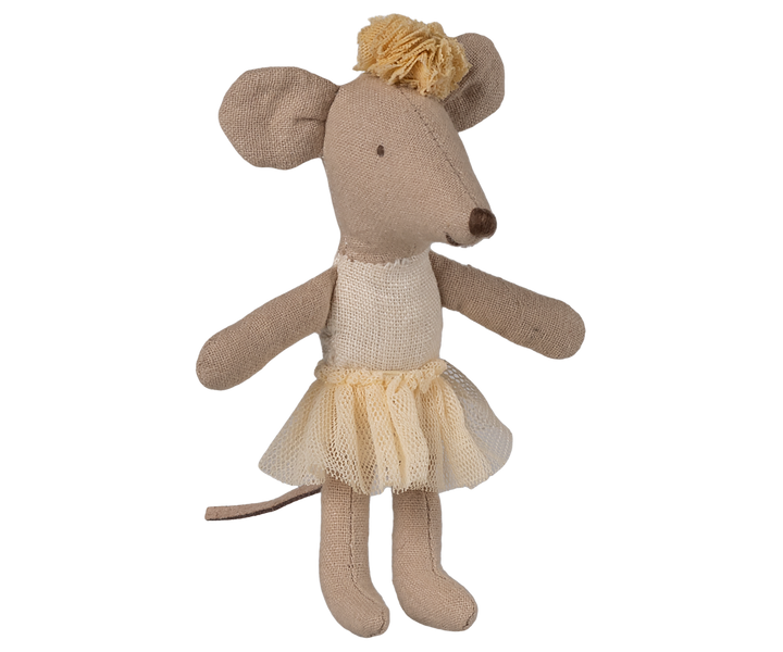 Maileg Ballerina mouse, Little sister - Off white