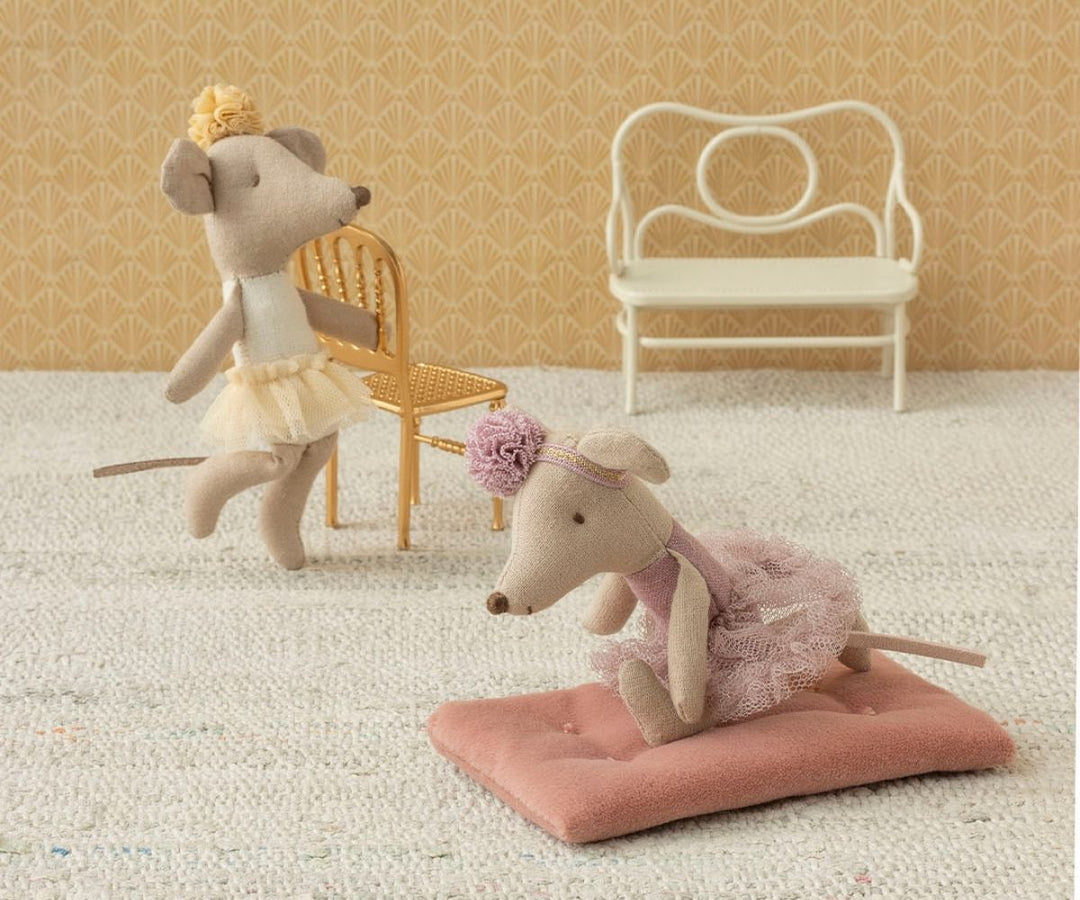 Maileg Ballerina mouse, Little sister - Off white