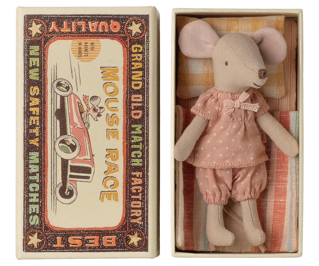 Maileg Big sister mouse in matchbox