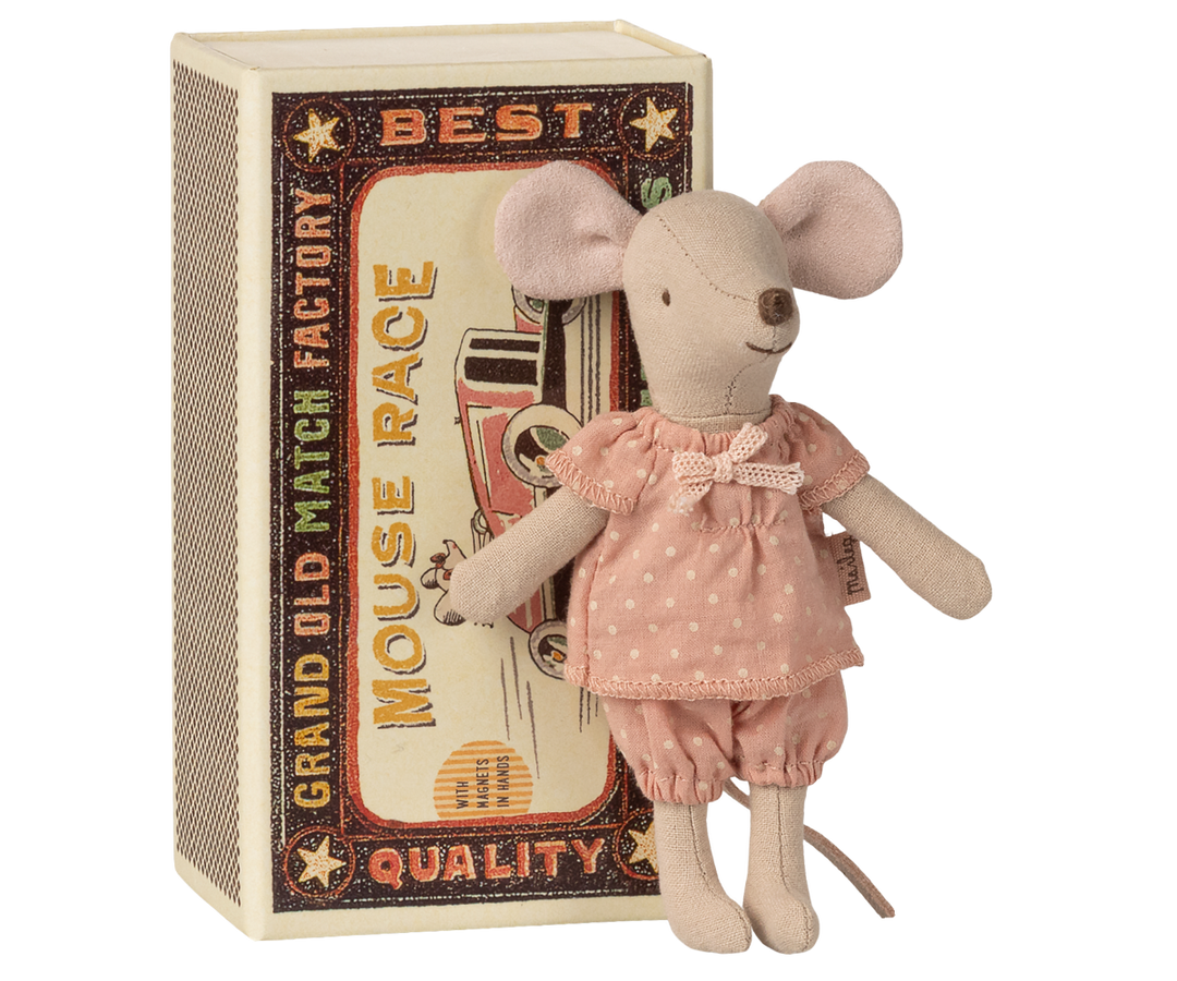 Maileg Big sister mouse in matchbox