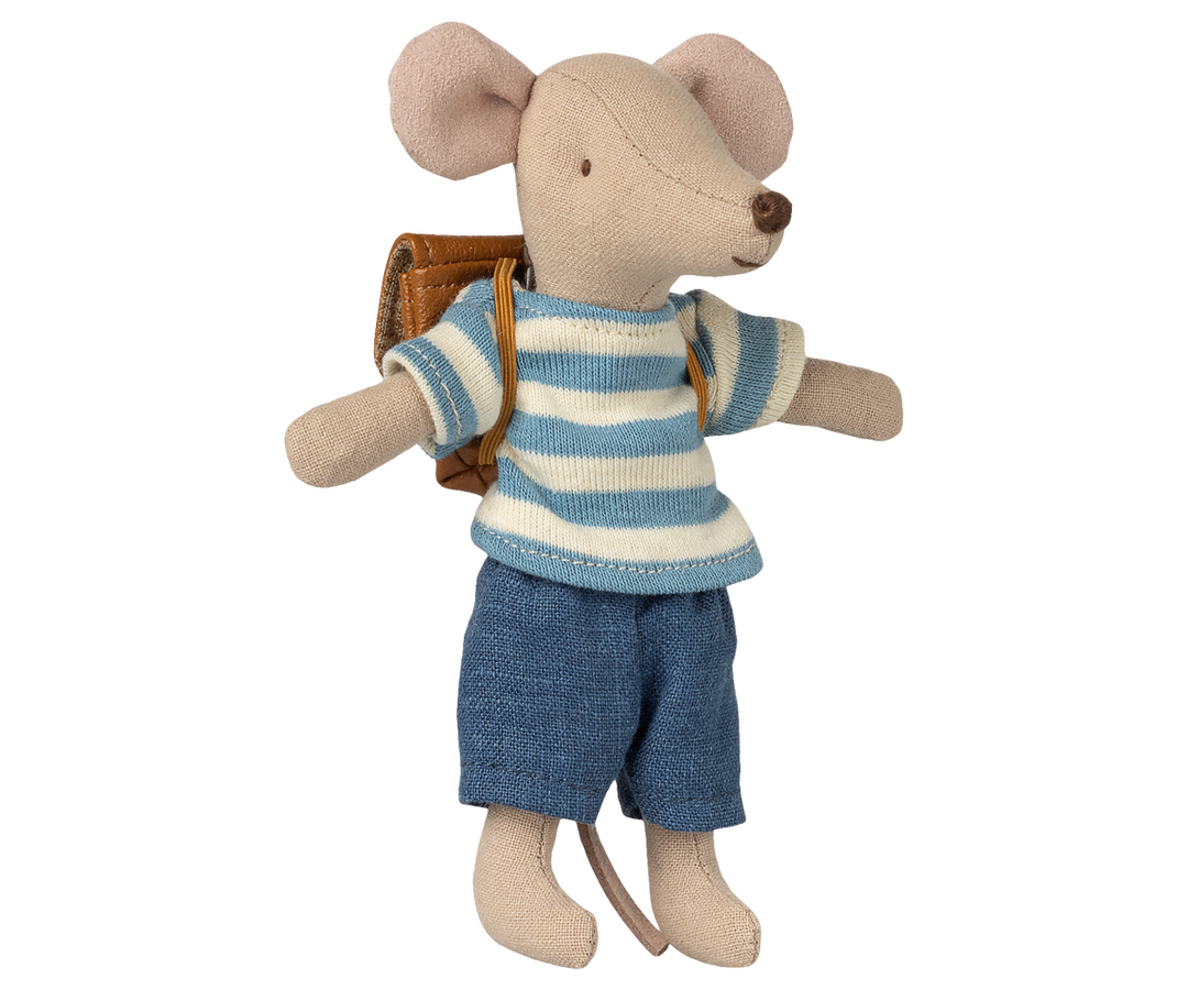 Maileg Clothes and bag, Big brother mouse - Brown