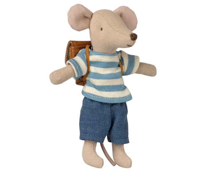 Maileg Clothes and bag, Big brother mouse - Brown