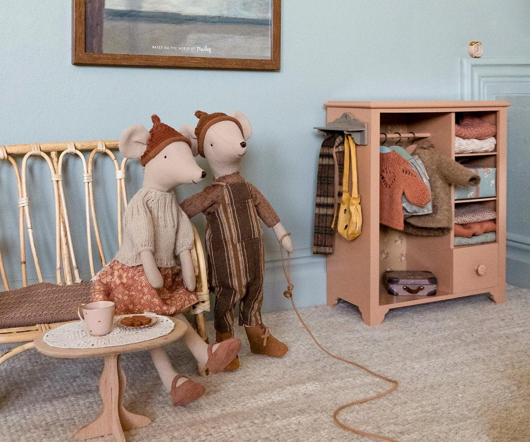 Maileg Medium Mouse - Overall &amp; Sweater