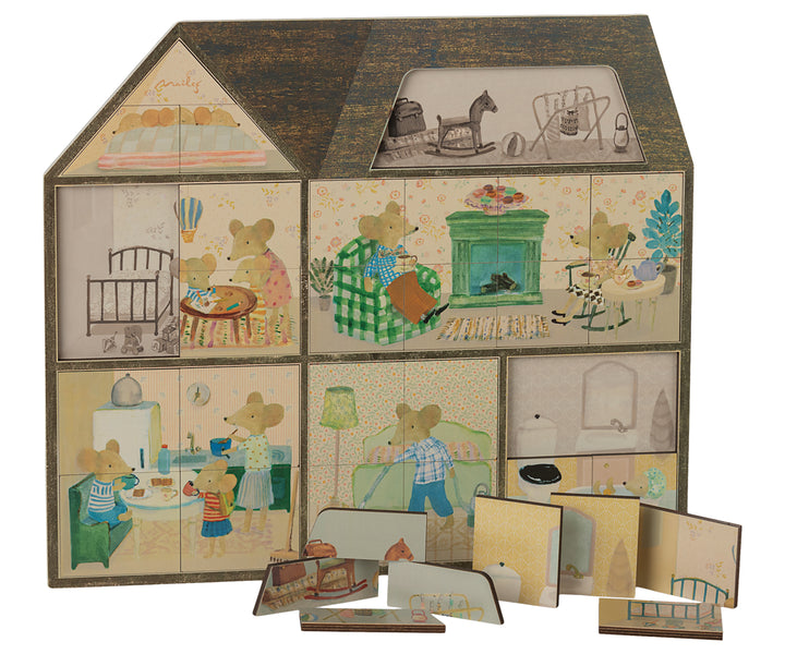 Maileg Mouse Hole Farmhouse Puzzle image 0