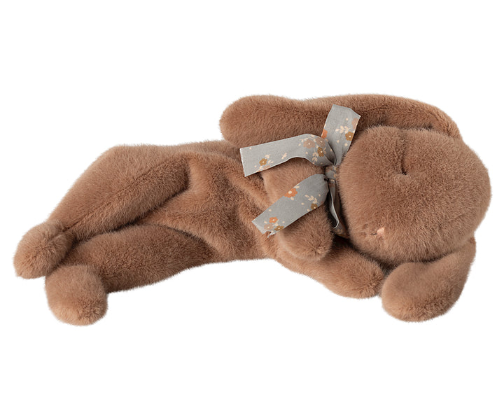 Maileg Sleeping Bunny Plush, Small - Soft Brown image 0