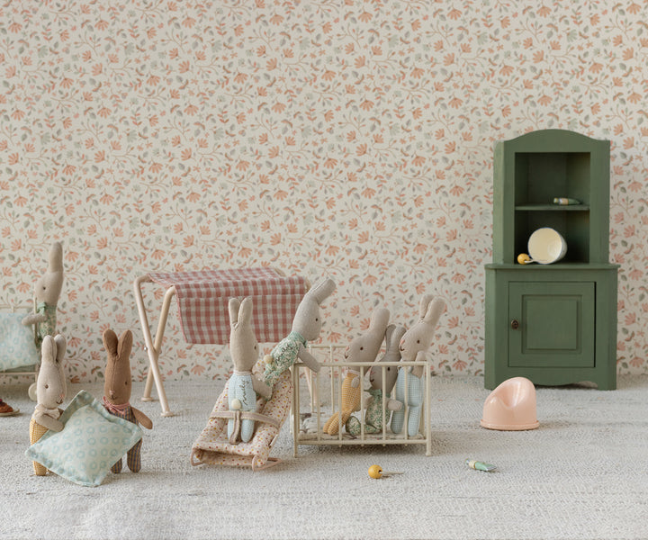Maileg Corner Cabinet, Miniature - Dark Green image 2