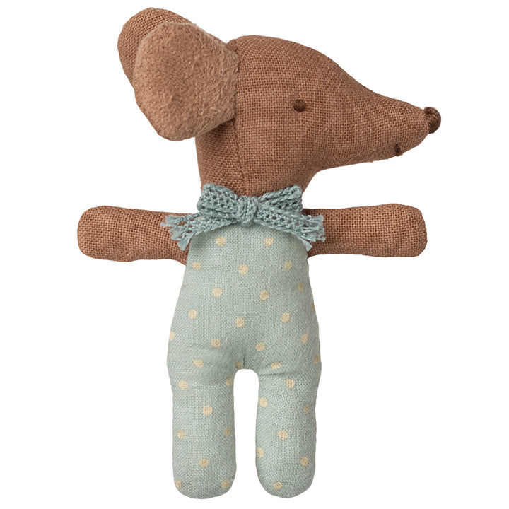 Maileg Sleepy wake baby mouse in matchbox - Blue image 3