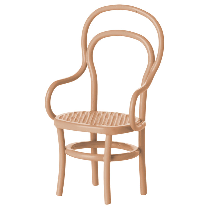 Maileg Vintage chair, Mouse - Dark powder image 0