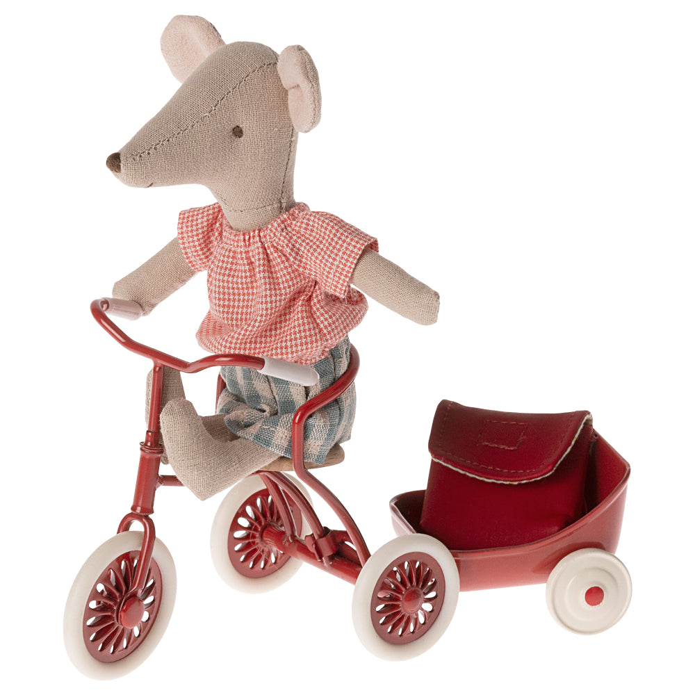 Maileg Tricycle Mouse - Big Sister - Red image 1