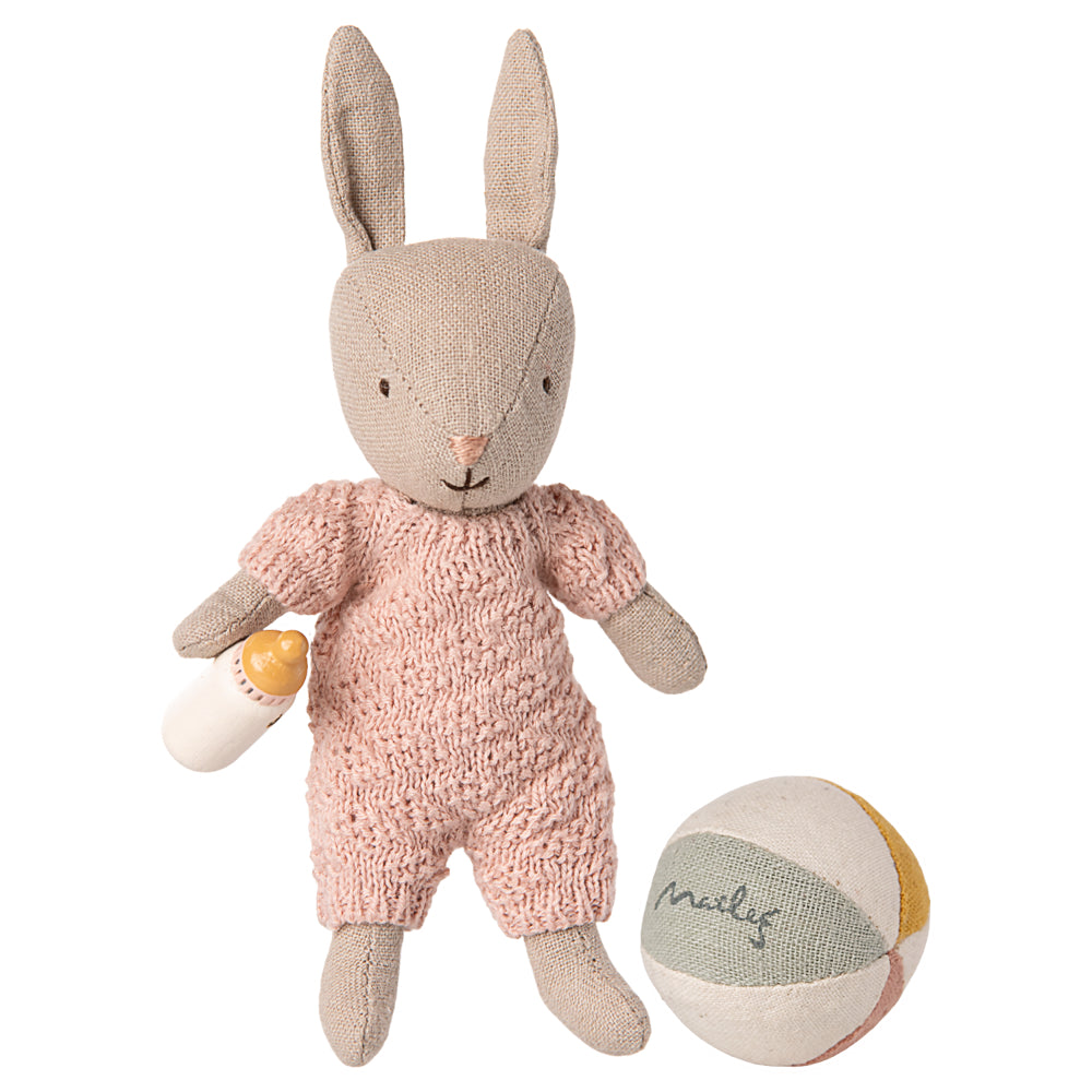 Maileg Rabbit set, - Sand - Rose image 0