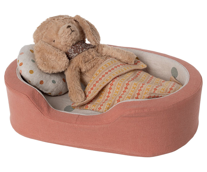 Maileg Cosy Basket, Medium - Coral image 1