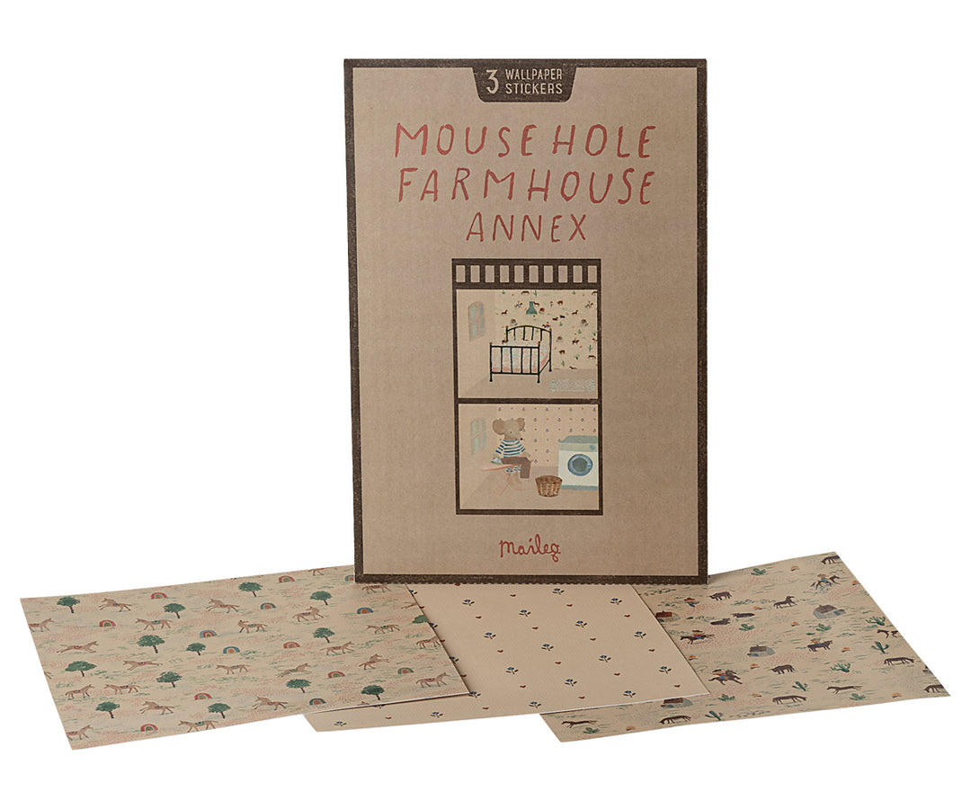 Maileg Wallpaper, Mouse Hole Farmhouse - Annex image 0