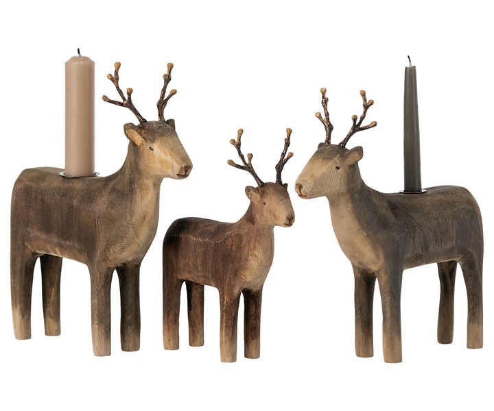 Maileg Reindeer Candle Holder, Medium image 2