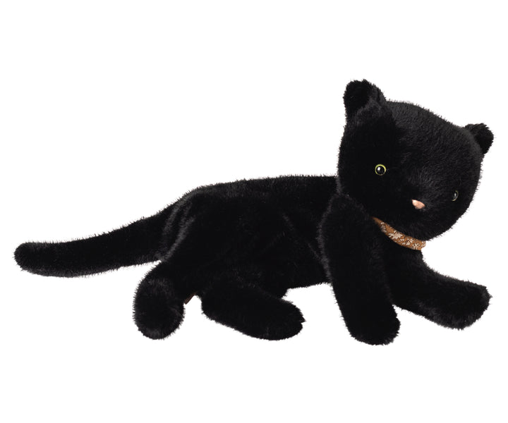 Maileg, Sleeping kitten plush, Medium - Black image 0