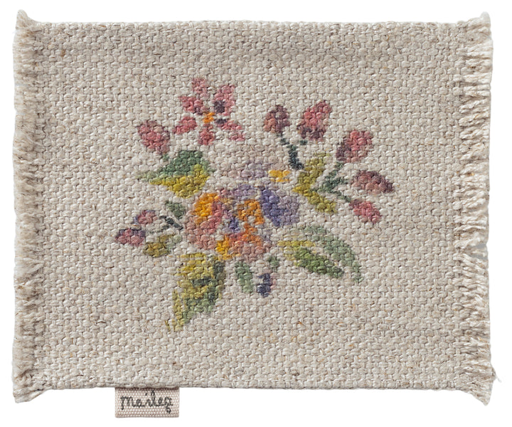 Maileg Rug, Flowers - Small image 0