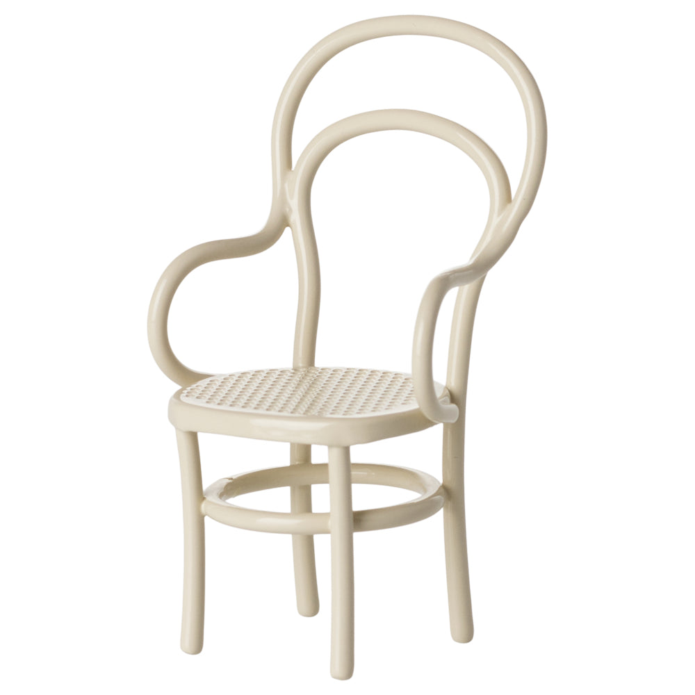 Maileg Vintage chair, Mouse - Off white image 0