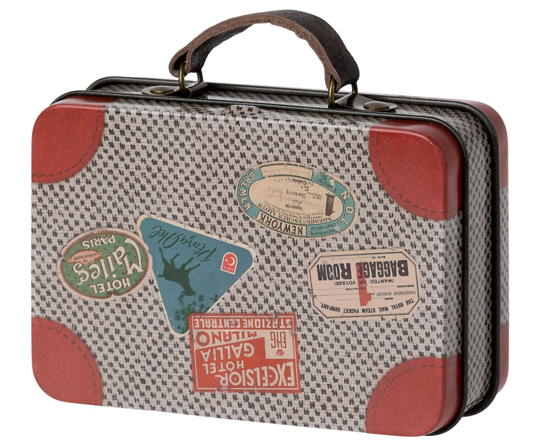 Maileg Metal Suitcase - Grey Travel image 0