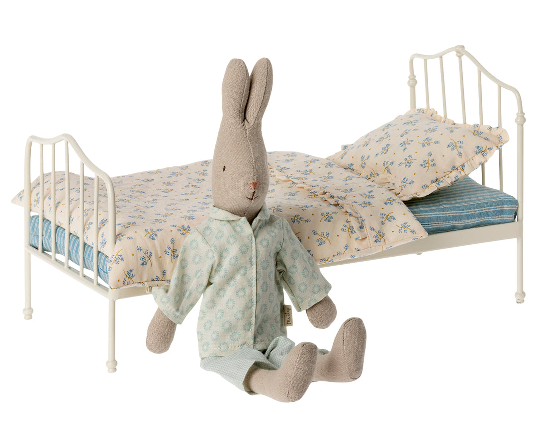 Maileg Miniature Bed, Mini - Blue image 1