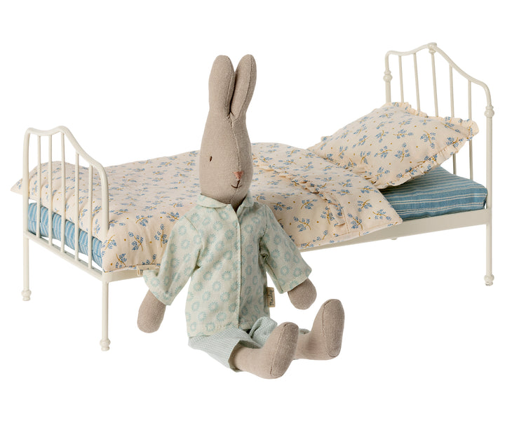 Maileg Miniature Bed, Mini - Blue image 1